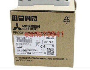 新品★東京発★適格請求★税込 MITSUBISHI/三菱 PLC FX3U-64MT/ES-A★６ヶ月保証