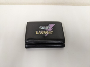 SAINT LAURENT　サンローラン　三つ折り財布　