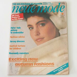  publication ( used ) neue mode( new mode )1984 year 9 month number 