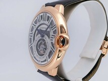 ★Cartier★カルティエ　バロンブルー フライング トゥールビヨン K18RG 最高級腕時計　希少美品！！入手困難！！_画像3