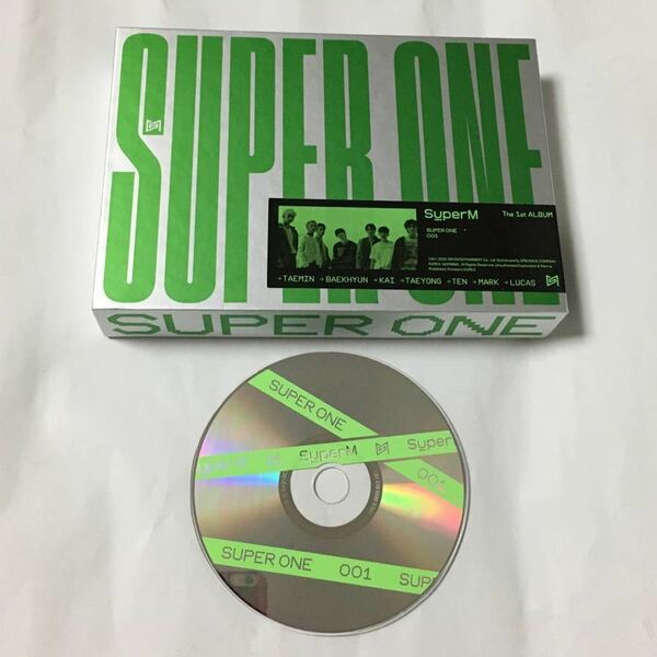 送料込み　SuperM　CD　The 1st ALBUM　☆SUPER ONE☆　15曲　韓国盤　K-POP