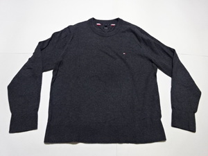 ●TOMMY HILFIGER トミーヒルフィガー 長袖カットソー XL●0515● 