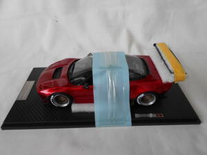 ★onemodel/one model/ワンモデル 1/18 HONDA ホンダ NSX NA1 Rocket Bunny クロームレッド 新品