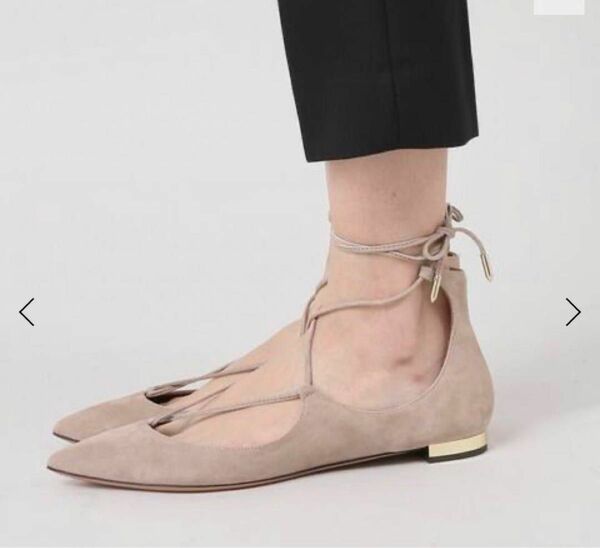 ドゥーズィエムクラス Aquazzura レースアップフラットシューズ 37