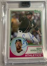 オールスター選出！2018 TOPPS ARCHIVES SIGNATURE SEAN DOOLITTLE AUTOGRAPH /37Topps Auto_画像1