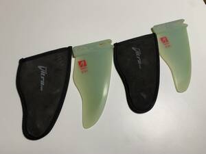 * MAUI Ultra Fins X-wave Twinser Ultra ULTRA X-TWIN WAVE twin wave fins 16.5cm ×2 pieces set / slot box 