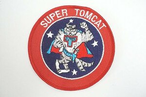 ★ SUPER TOMCAT U.S. NAVY アメリカ海軍 F-14 ワッペン／パッチ ベルクロなし