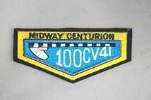 ★ MIDWAY CENTURION 100cv41 アメリカ海軍 ミッドウェイ ワッペン／パッチ ベルクロなし_画像1