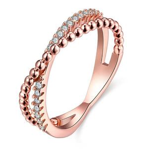  free shipping *. approximately ring Cross zirconia 9 number /10 number /12 number /13 number /15 number /16 number Cz diamond ring * pink gold 