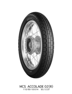 BRIDGESTONE 4.00H18 64H AC02 リアWT(チューブタイプ)