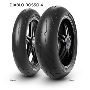 PIRELLI 160/60ZR17 M/C (69W) DIABLO ROSSO 4 rear TL