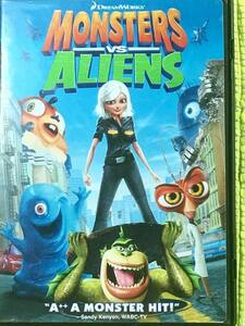 アメリカ製DREAM WORKSアニメ英語版DVD・MONSTERS VS ALIENS♪