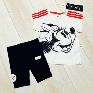 アディダス★新品 ディズニー ミニー 半袖 Tシャツ 上下セット セットアップ