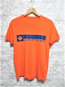 ☆DSQUARED2 ディースクエアード ボックスロゴ ロゴ プリント Tシャツ/メンズ/M☆新作モデル