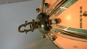 電気スタンド　TULIP　TARD　寝室用　ワンタッチ　三段スイッチ　アクリル　金メッキ細工　中古美形