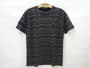 ビーアンビション Tシャツ 半袖 PUワッペン＆ロゴ刺繍 T29106 黒グレー (L) 多少汚れ 50%オフ (半額) 送料無料 即決 新品