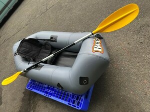 ボート生地で製作した耐久性のある、BEEパックラフト XPD 220 ・Grey カラー