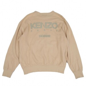 ケンゾーKENZO バックロゴプリントニット ベージュF