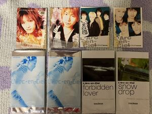 L'Arc-en-Ciel★購入特典トレカ 4枚セット forbidden lover snow drop hyde ken tetsu yukihiro