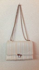 ★ZARA★Womens handbags　レディースハンドバッグ ショルダーバッグ　18X12X7Cm　USED IN JAPAN クリーム色系