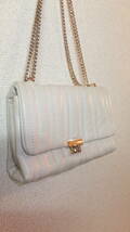 ★ZARA★Womens handbags　レディースハンドバッグ ショルダーバッグ　18X12X7Cm　USED IN JAPAN クリーム色系_画像2