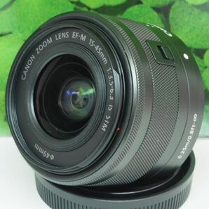 【美品】 Canon EF-M 15-45mm IS STM 手ブレ補正付き