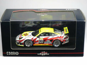 1/43 ホワイトライトニング ポルシェ911 GT3 RSR No.90 ルマン 2005 (43777)