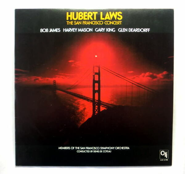 LP「ヒューバート・ロウズ/サンフランシスコ・コンサート」1978年 ハーヴィ・メイスン 盤面良好 音飛びなし全曲再生確認済み 帯なし
