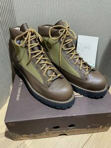 us11 29cm Danner LIGHT ダナーライト30440 GORE-TEX アメカジ マウンテンブーツ ゴアテックス レザーブーツ ダナー　11 29 白タグ khaki