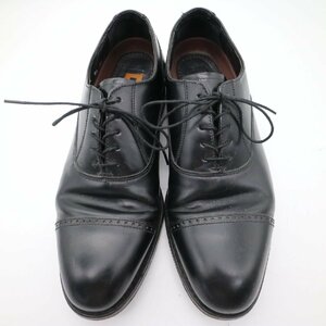 FLORSHEIM フローシャイム 内羽根式 ストレートチップ 本革 レザーシューズ 革靴 黒 ( メンズ 9D ≒ 27.0cm ) 中古 古着 KA0010