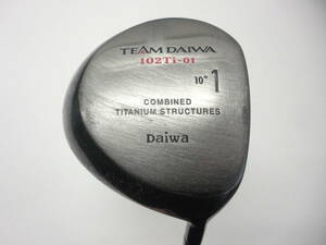 ★即決！★DAIWA/ダイワ★メンズ右打ち用ドライバー/1番ウッド/1W★TEAM DAIWA 102Ti-01★S★10°★