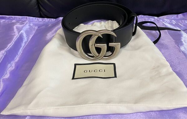 Gucci ベルト ダブルG バックル パラジウムトーン ハードウェア