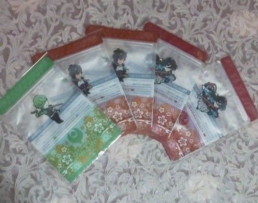刀剣乱舞 ONLINE オンラインジッパーバッグ クリアジッパー 5枚セット