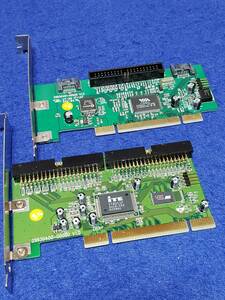 PCI inter face card IFC-AT133 IFC-ATS2P2 PCI bus SerialATA& Ultra ATA/133. 2 point set operation not yet verification therefore junk treatment . does 