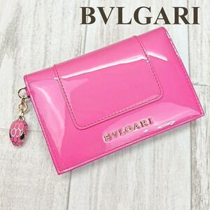 ブルガリ BVLGARI カードケース カードホルダー セルペンティフォーエバー 291976 ピンク