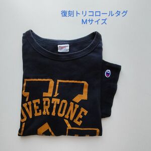 チャンピオン★復刻トリコタグ★染込プリントTシャツ★美品★Mサイズ