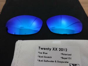 POLARIZED刻印入り！処分価格★トゥエンティ XX（2012）用 カスタム偏光ハイグレードレンズ　ICE Polarized 新品 TWENTY XX Sunglasses