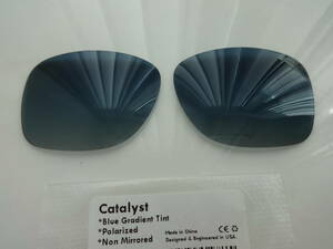 処分価格！！オークリー カタリスト用 カスタム偏光レンズ Polarized Lenses for Oakley Catalyst BLUE GRADIENT TINT