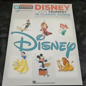  Disney trumpet .EASY web sound source attaching karaoke .. musical performance 8 page new goods 