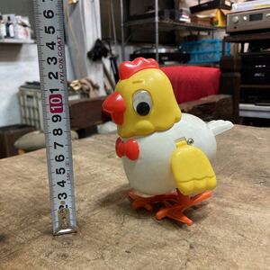 詳細不明 ひよこ 鳥 ゼンマイのおもちゃ 動作品 昭和レトロ ビンテージ