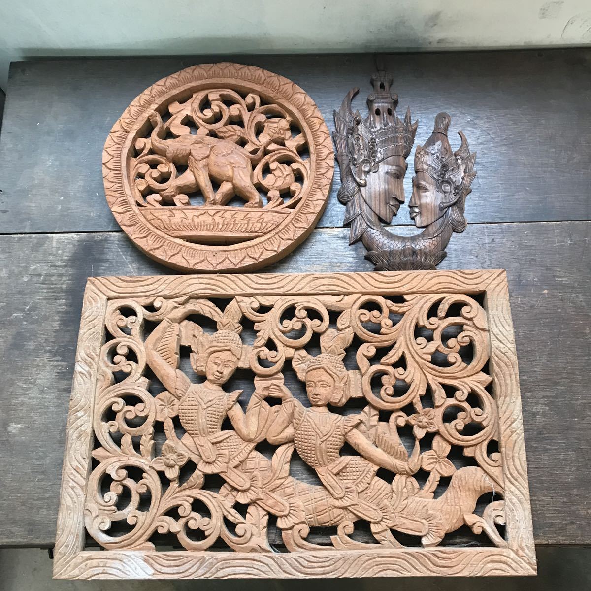 年最新ヤフオク! チーク材工芸品の中古品・新品・未使用品一覧