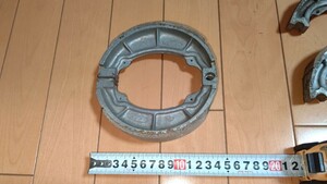 HONDA 写真不明 直径 約14.5cm 純正 未使用 新品 ブレーキシュー 1セット ホンダ 貴重 希少 レア 当時 HM ASK 