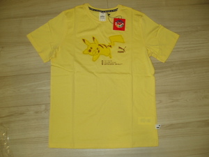 新品★ PUMA x POKEMON コラボ半袖Tシャツ（日本のmen'sのＬくらい）￥5,500　　送料185円～　　Q7
