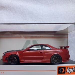 Nismo R-34 GT-R Z-tune Red　ニスモ　hpi　1/43　未展示