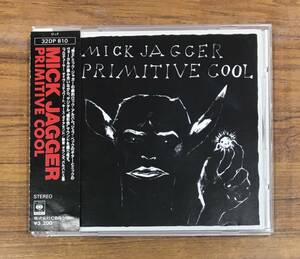 ミック・ジャガー / プリミティブクール CD 税表記なし 旧規格 32DP 810 帯付 …h-1773 Mick Jagger Primitive Cool