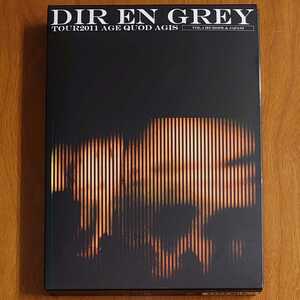 DIR EN GREY TOUR2011 AGE QUOD AGIS Vol.1 [Europe & Japan] 3DVD 初回生産限定盤…k-735/SFBD0028/ディルアングレイ/visual/v系