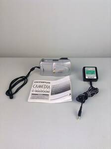A6575○OLYMPUS オリンパス CAMEDIA キャメディア デジタルカメラ 5.4-16.2mm 1：2.8-4.4 C-900 ZOOM アダプタ AC-ES608K3 説明書 付