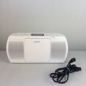 A6755○SONY ソニー パーソナルオーディオシステム CD/AM/FM ラジオ CDラジオ ポータプルプレーヤー ZS-E20CP 14年製の画像1