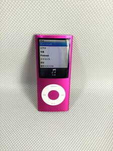 S1279○Apple アップル iPod nano 第4世代 8GB A1285 MB735J 【リセット済】