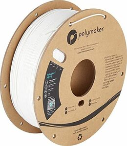 ポリメーカ(Polymaker)3Dプリンタ―用フィラメント PolyLite PETG 1.75mm径 1kg巻 ホワイト